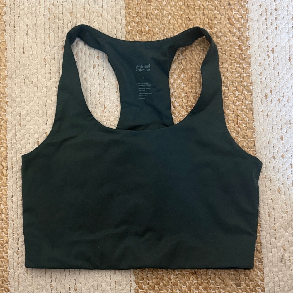 Girlfriend Collective Dark Green Tank Top